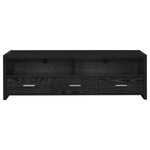 ALTON 3-DRAWER ENGINEERED WOOD 61-INCH TV STAND BLACK OAK