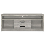 BURKE 2-DRAWER ENGINEERED WOOD 59-INCH TV STAND GREY DRIFTWOOD