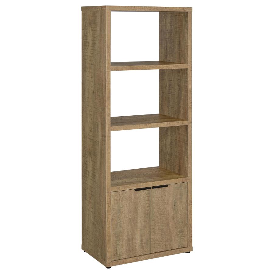 TABBY 3-SHELF ENGINEERED WOOD MEDIA TOWER MANGO
