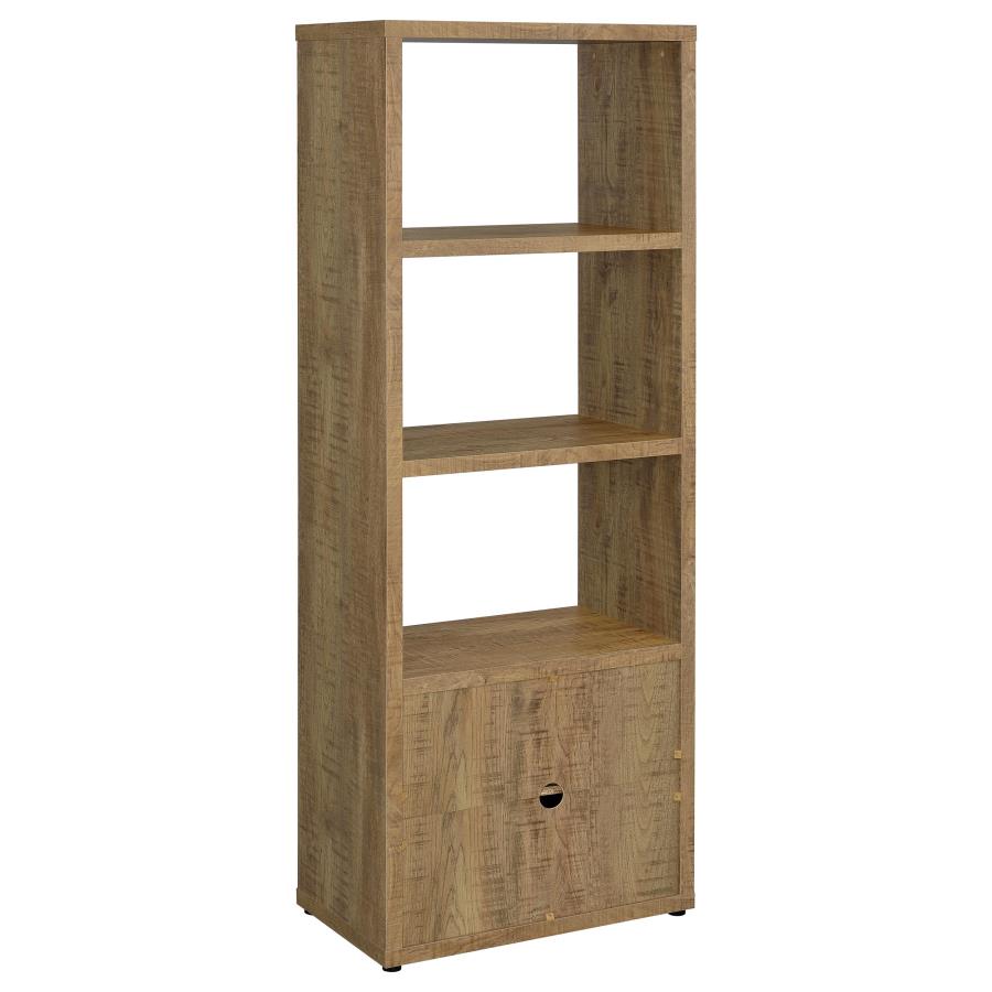 TABBY 3-SHELF ENGINEERED WOOD MEDIA TOWER MANGO