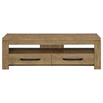 ELKTON 2-DRAWER ENGINEERED WOOD 59-INCH TV STAND MANGO