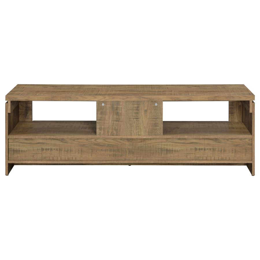ELKTON 2-DRAWER ENGINEERED WOOD 59-INCH TV STAND MANGO