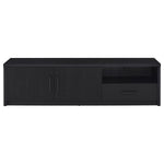 MURRAY 70-INCH 2-DOOR TV STAND MEDIA CONSOLE BLACK