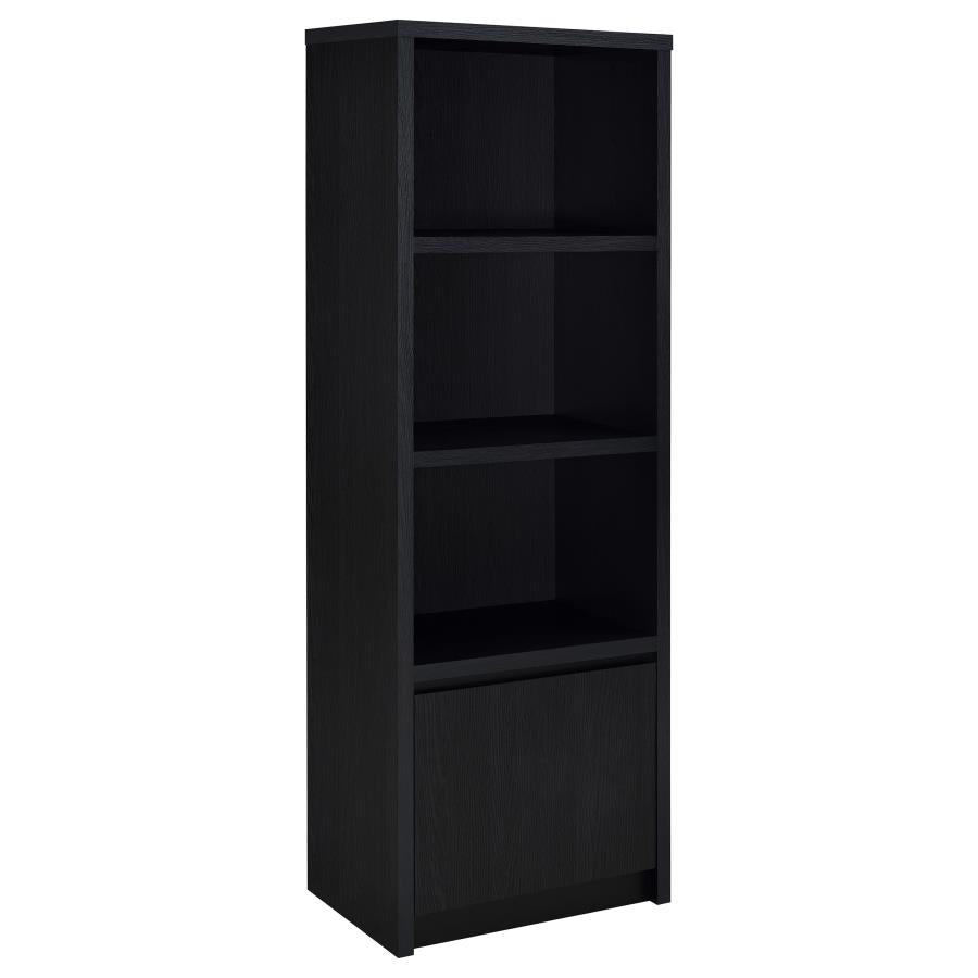 WINFIELD 3-SHELD MEDIA TOWER ENTERTAINMENT PIER BLACK