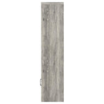 BURKE 3-SHELF ENGINEERED WOOD MEDIA TOWER GREY DRIFTWOOD