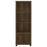 SACHIN 3-SHELF ENGINEERED WOOD MEDIA TOWER DARK PINE