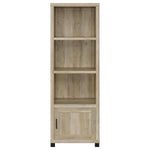 SACHIN 3-SHELF ENGINEERED WOOD MEDIA TOWER DISTRESSED PINE