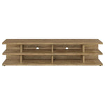 CARTMILL 78-INCH 2-TIER TV STAND MEDIA CONSOLE MANGO