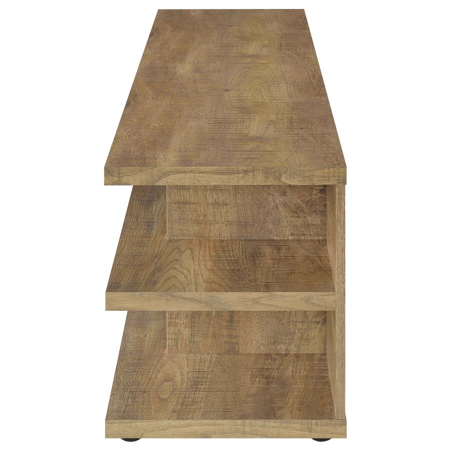 CARTMILL 78-INCH 2-TIER TV STAND MEDIA CONSOLE MANGO