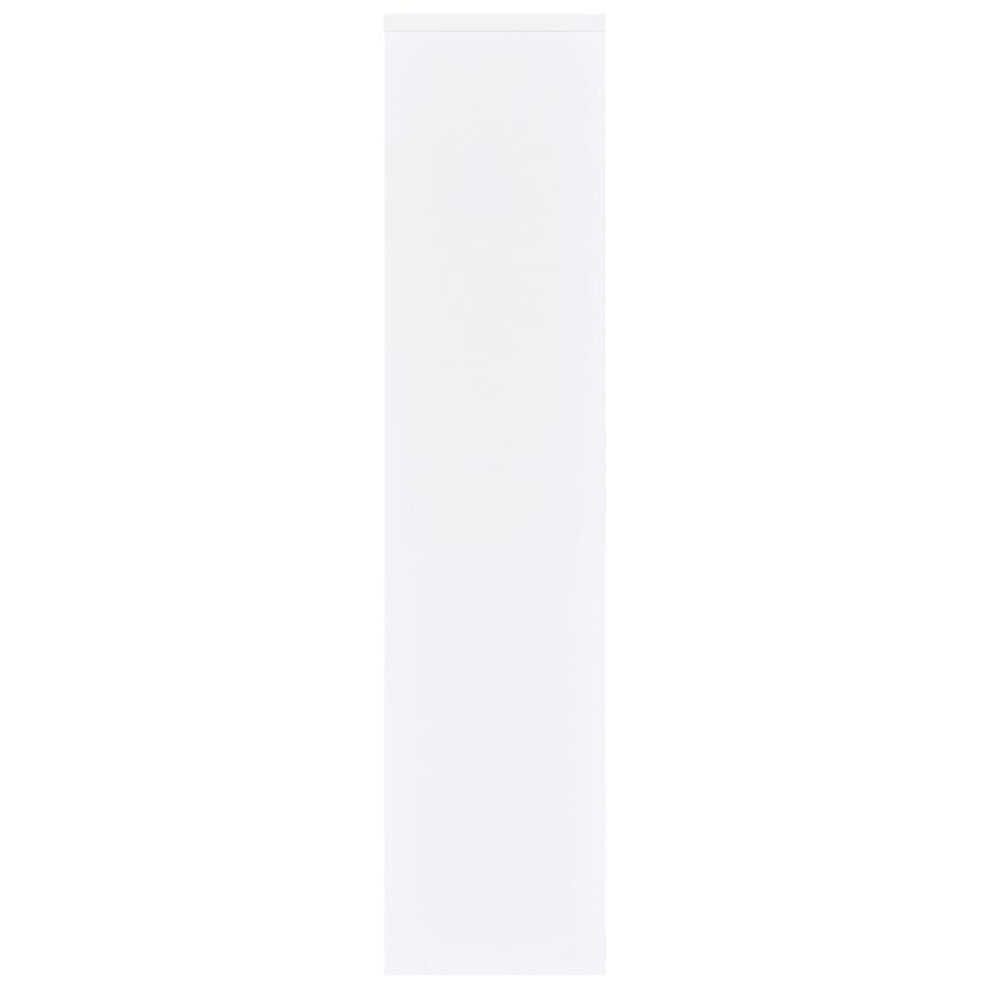 LAUGHLIN 3-SHELF ENGINEERED WOOD MEDIA TOWER WHITE