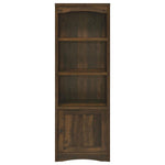 LAUGHLIN 3-SHELF ENGINEERED WOOD MEDIA TOWER DARK PINE