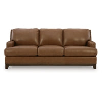 Saonara 100% Leather Sofa AMBER