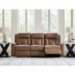 Mackmenville Reclining Sofa CARAMEL