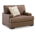 VillaCourt Vinyl Chair and a Half CARAMEL