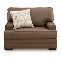 VillaCourt Vinyl Chair and a Half CARAMEL