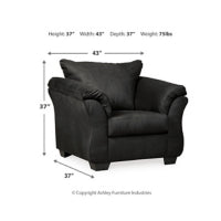 Darcy Chair BLACK