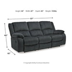 Draycoll Reclining Sofa SLATE