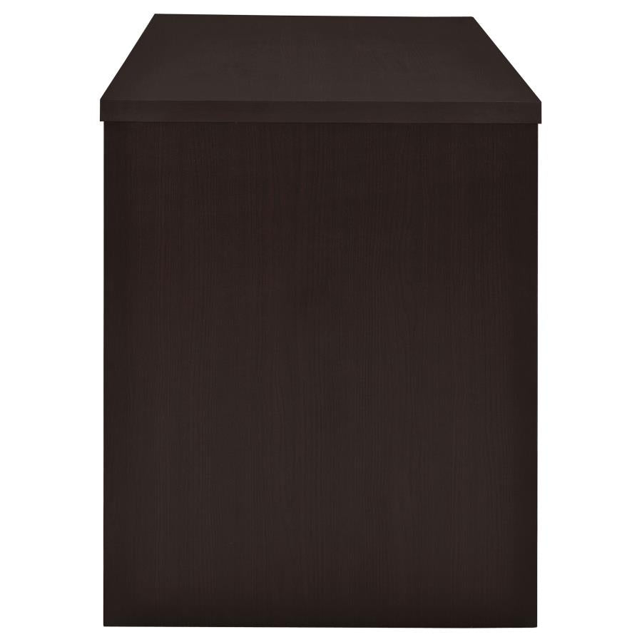 IRVING 47-INCH 2-DRAWER OFFICE COMPUTER DESK CAPPUCCINO