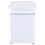 IRVING 47-INCH 2-DRAWER OFFICE COMPUTER DESK WHITE
