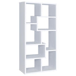 THEO 71-INCH 6-SHELF BOOKSHELF WHITE