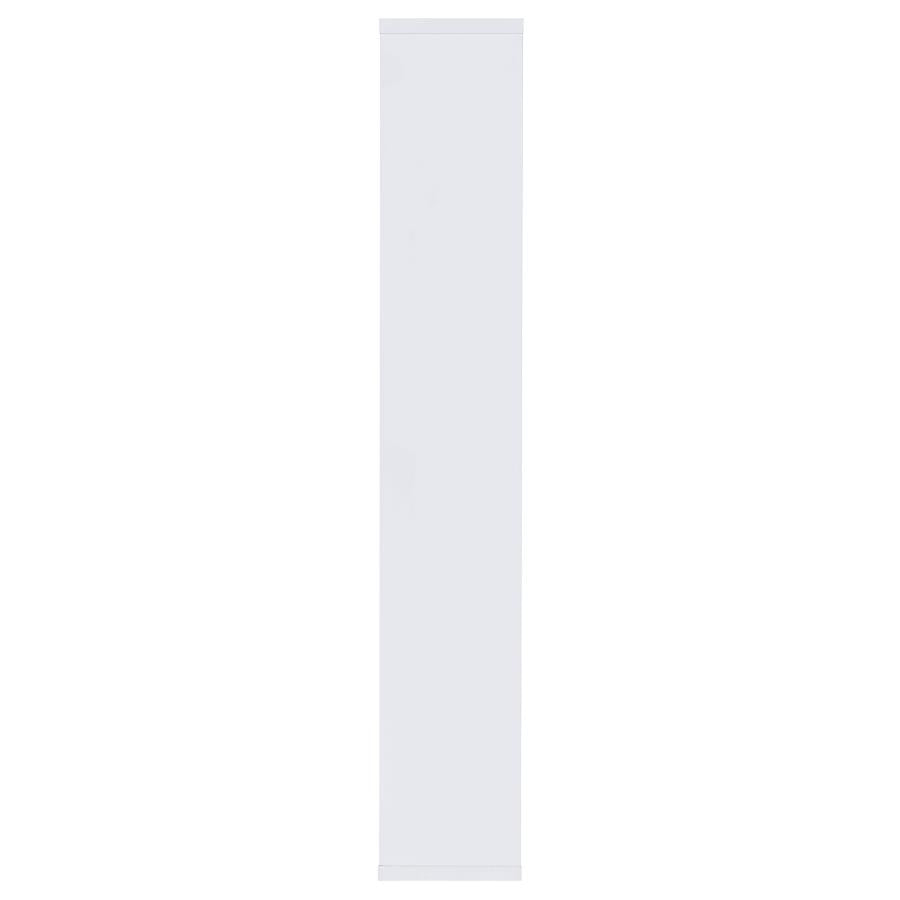 COREY 71-INCH 8-SHELF BOOKSHELF WHITE