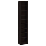 ELIAM 71-INCH 8-SHELF BOOKCASE CAPPUCCINO
