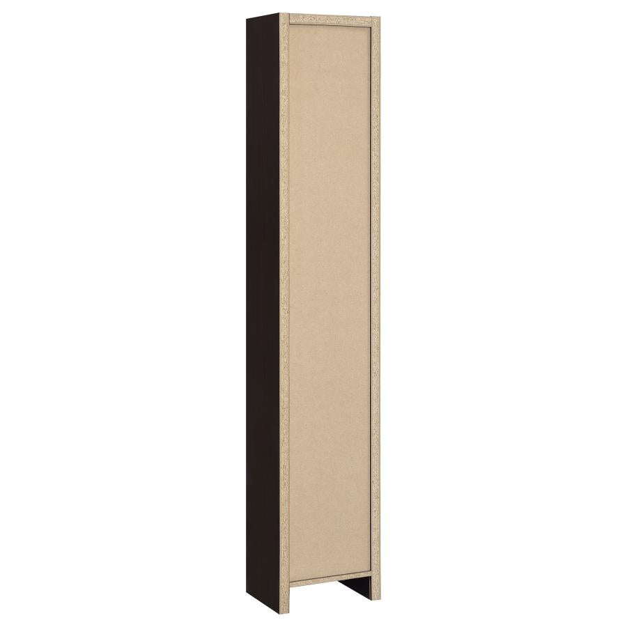 ELIAM 71-INCH 8-SHELF BOOKCASE CAPPUCCINO