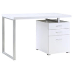 BRENNAN 47-INCH 3-DRAWER OFFICE COMPUTER DESK WHITE