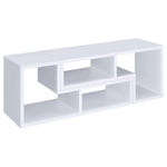 VELMA MULTIPURPOSE TV STAND AND BOOKSHELF WHITE