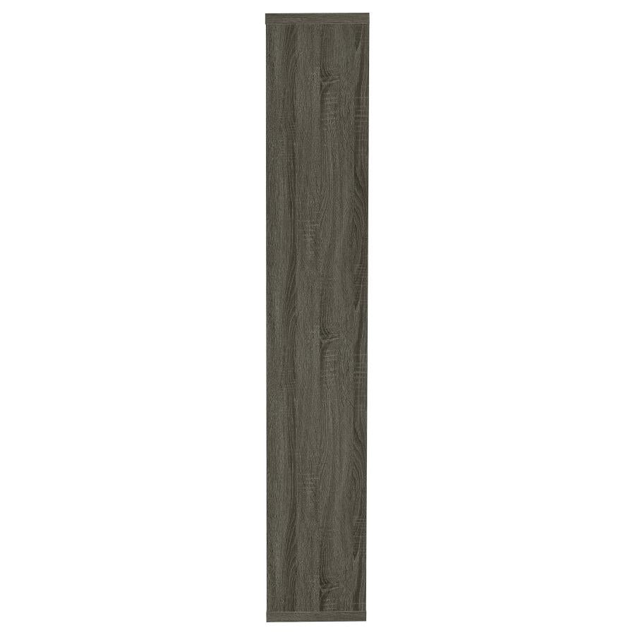 THEO 71-INCH 6-SHELF BOOKSHELF WEATHERED GREY