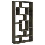 COREY 71-INCH 8-SHELF BOOKSHELF WEATHERED GREY