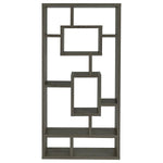 COREY 71-INCH 8-SHELF BOOKSHELF WEATHERED GREY