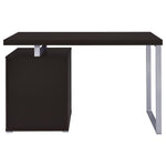 BRENNAN 47-INCH 3-DRAWER OFFICE COMPUTER DESK CAPPUCCINO