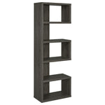 JOEY 71-INCH 5-SHELF BOOKSHELF WEATHERED GREY