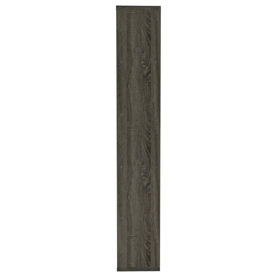 HARRISON 71-INCH 5-SHELF BOOKSHELF WEATHERED GREY