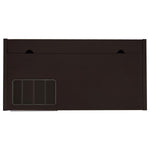 HALSTON 47-INCH 2-DRAWER OFFICE DESK WITH CABINET CAPPUCCINO