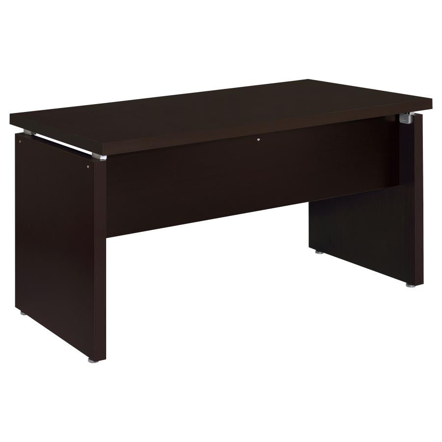 SKYLAR 83x67-INCH L-SHAPED OFFICE COMPUTER DESK CAPPUCCINO
