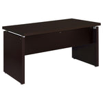 SKYLAR 83x67-INCH L-SHAPED OFFICE COMPUTER DESK CAPPUCCINO