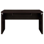 SKYLAR 55-INCH COMPUTER DESK WITH KEYBOARD DRAWER CAPPUCCINO