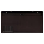 HALSTON 60-INCH 3-DRAWER OFFICE COMPUTER DESK CAPPUCCINO