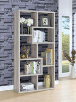 THEO 71-INCH 6-SHELF BOOKSHELF GREY DRIFTWOOD