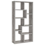 THEO 71-INCH 6-SHELF BOOKSHELF GREY DRIFTWOOD