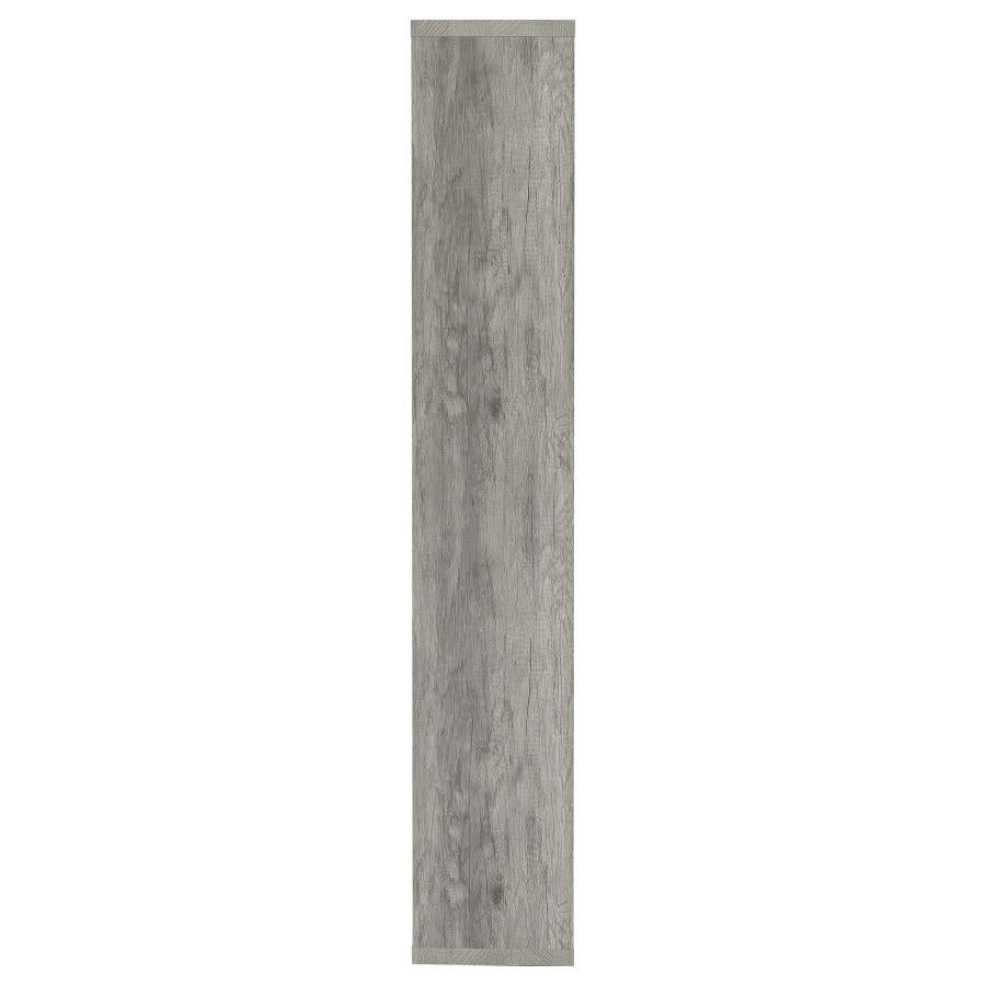 THEO 71-INCH 6-SHELF BOOKSHELF GREY DRIFTWOOD
