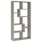 THEO 71-INCH 6-SHELF BOOKSHELF GREY DRIFTWOOD