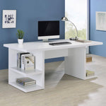 ALICE 71-INCH 4-SHELF ENGINEERED WOOD WRITING DESK WHITE