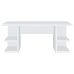 ALICE 71-INCH 4-SHELF ENGINEERED WOOD WRITING DESK WHITE
