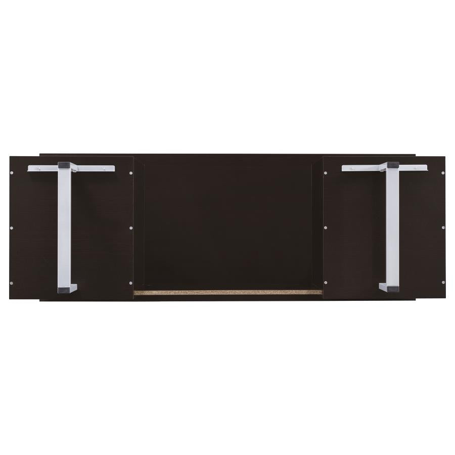 LAWTEY 60-INCH 2-DRAWER OFFICE COMPUTER DESK CAPPUCCINO