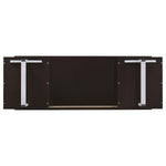 LAWTEY 60-INCH 2-DRAWER OFFICE COMPUTER DESK CAPPUCCINO