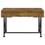 ANALIESE 47-INCH 3-DRAWER WRITING DESK RUSTIC NUTMEG