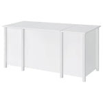 DYLAN 60-INCH 4-DRAWER LIFT TOP OFFICE DESK WHITE HIGH GLOSS